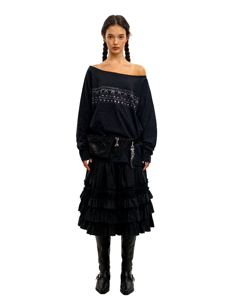 Heavy Works Layered Lace Skirt【s0000016092】