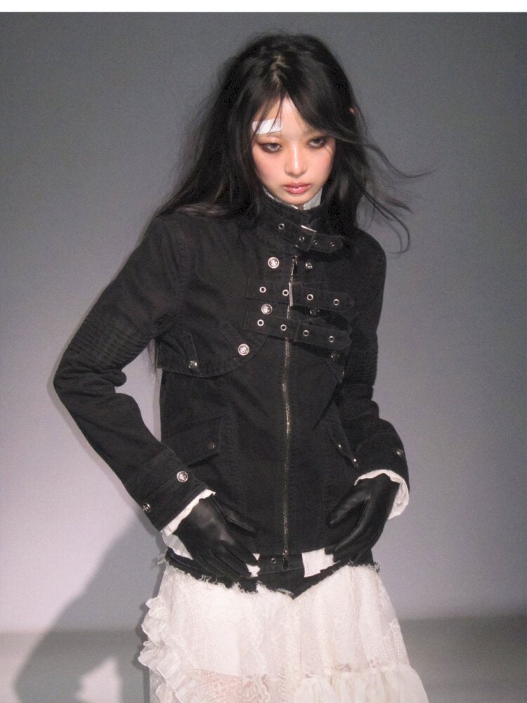 Washed Reconstructed Short Jacket【s0000015452】