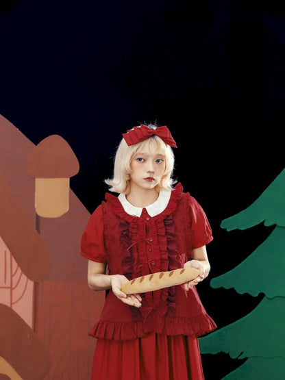 Embroidered Floral Headpiece Vest【s0000013934】