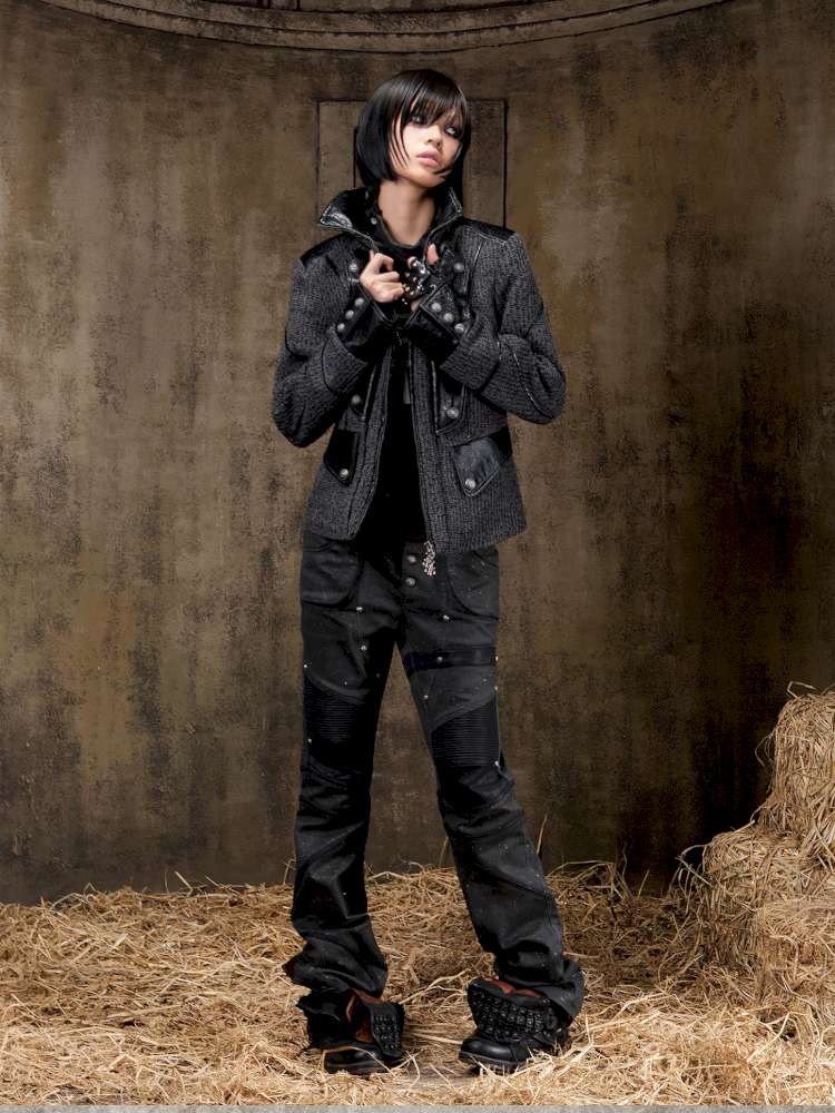 Knightly Punk Vintage Jacket Top【s0000015090】