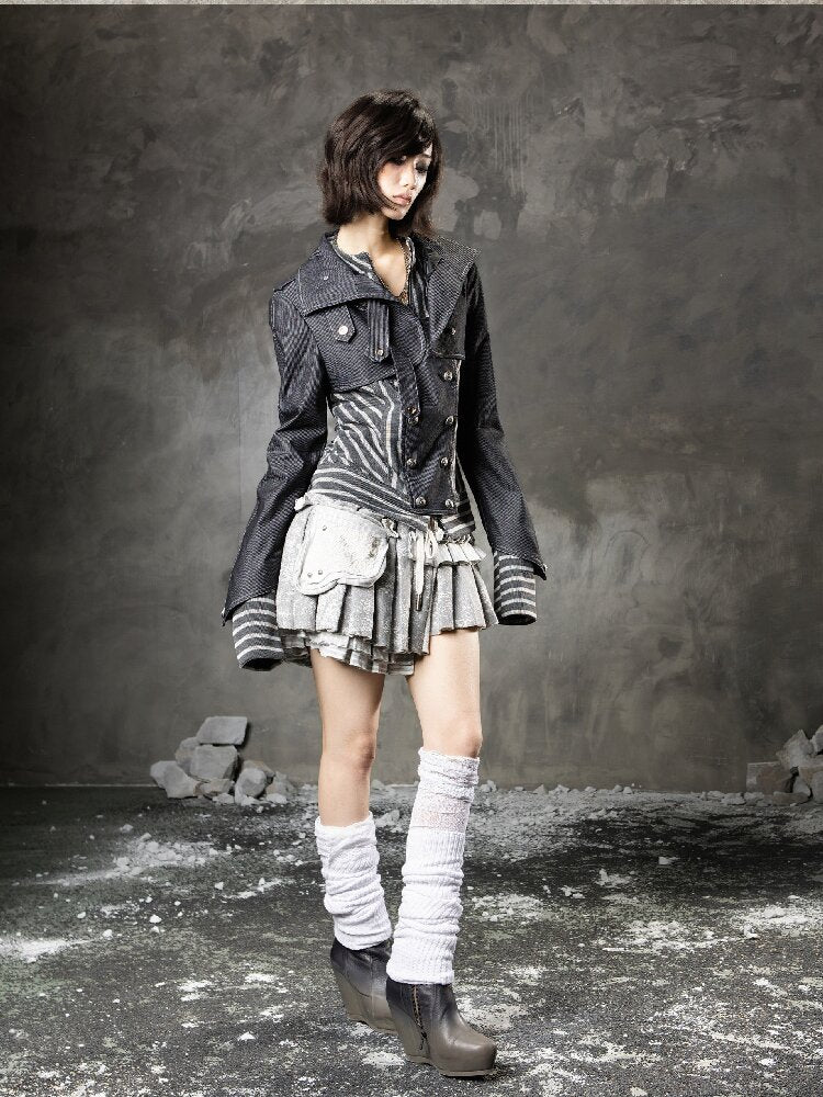 Multi-layer Pleated Short Skirt【s0000015951】