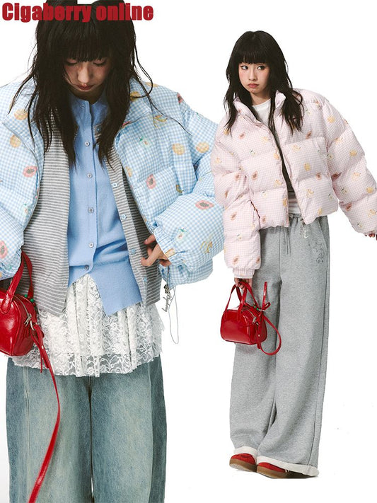 Retro Print Cotton Short Coat【s0000011428】