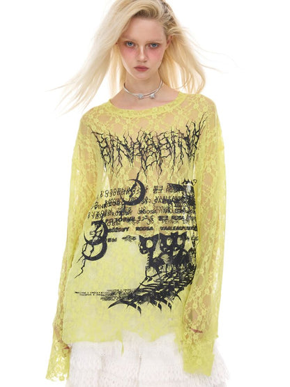 Oversized Gender-Neutral Layered T-Shirt【s0000012989】