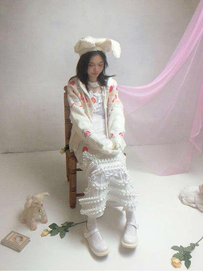 Mohair Knit Cardigan Jacket【s0000014533】