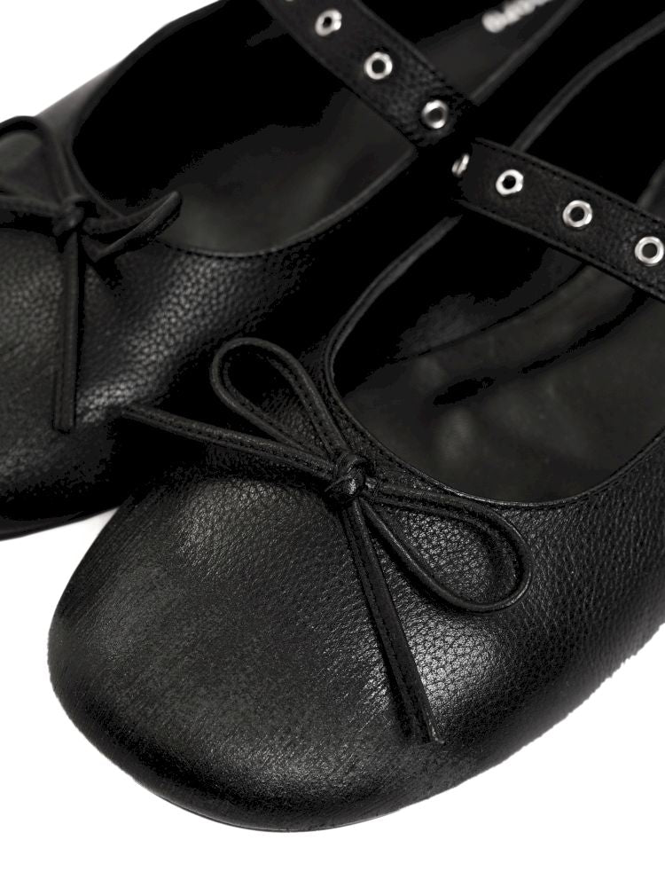 Carved Single Buckle Ballet Shoes【s0000013438】