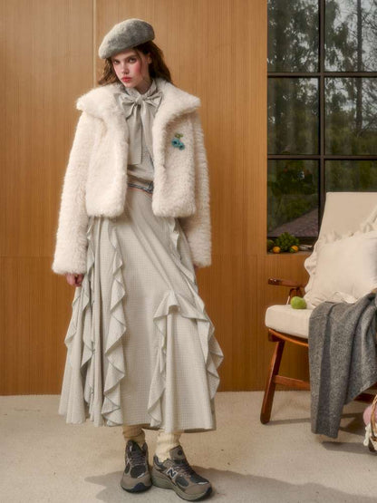 Organic Cotton Patchwork Floating Shirt Skirt【s0000014883】