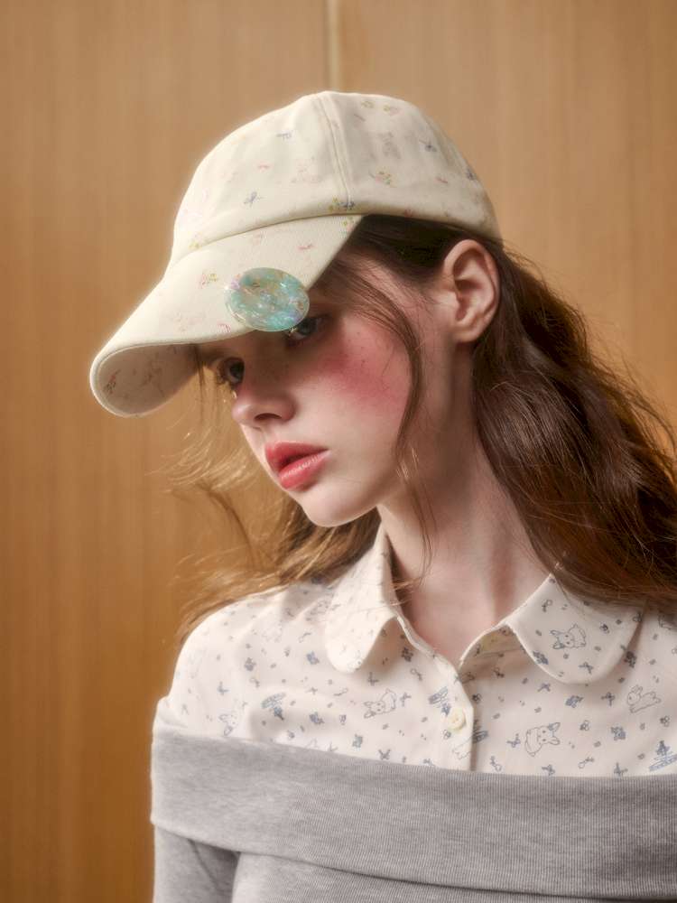 Rabbit Print Design Top Skirt【s0000014886】