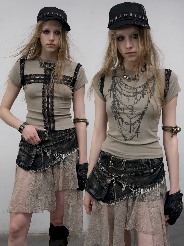 Two Wear Short Sleeve T-Shirt【s0000012619】