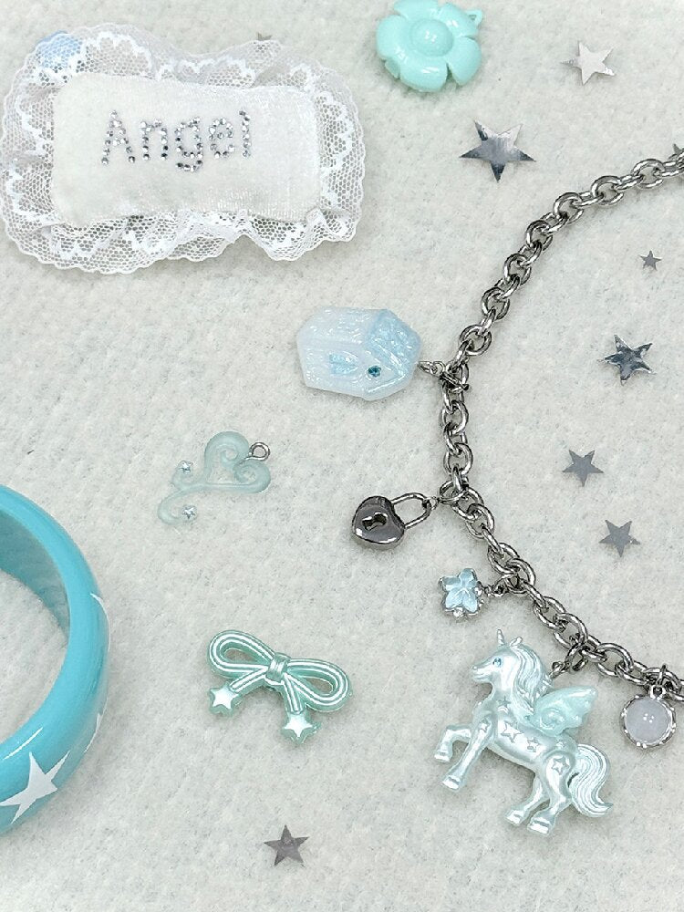 Quirky Unicorn Little House Jewelry【s0000017481】