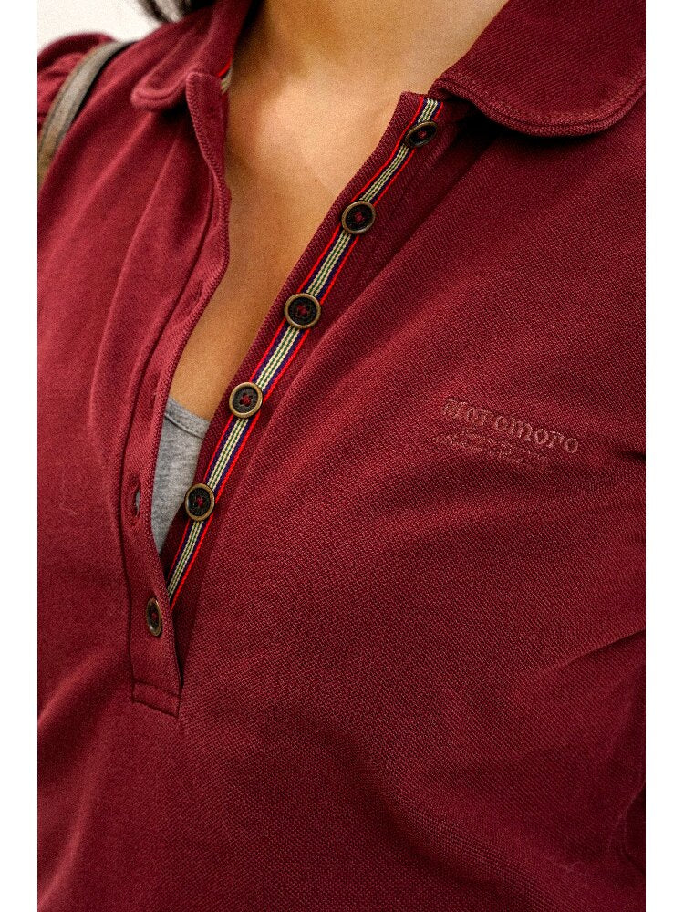 Webbing Polo Collar Slim T-Shirt【s0000016097】