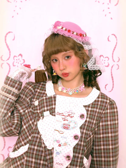 Patchwork Embroidered Tea Break Blazer【s0000014160】