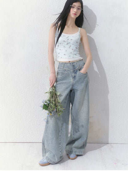 Printed Top Jacket Three Piece Set【s0000012159】