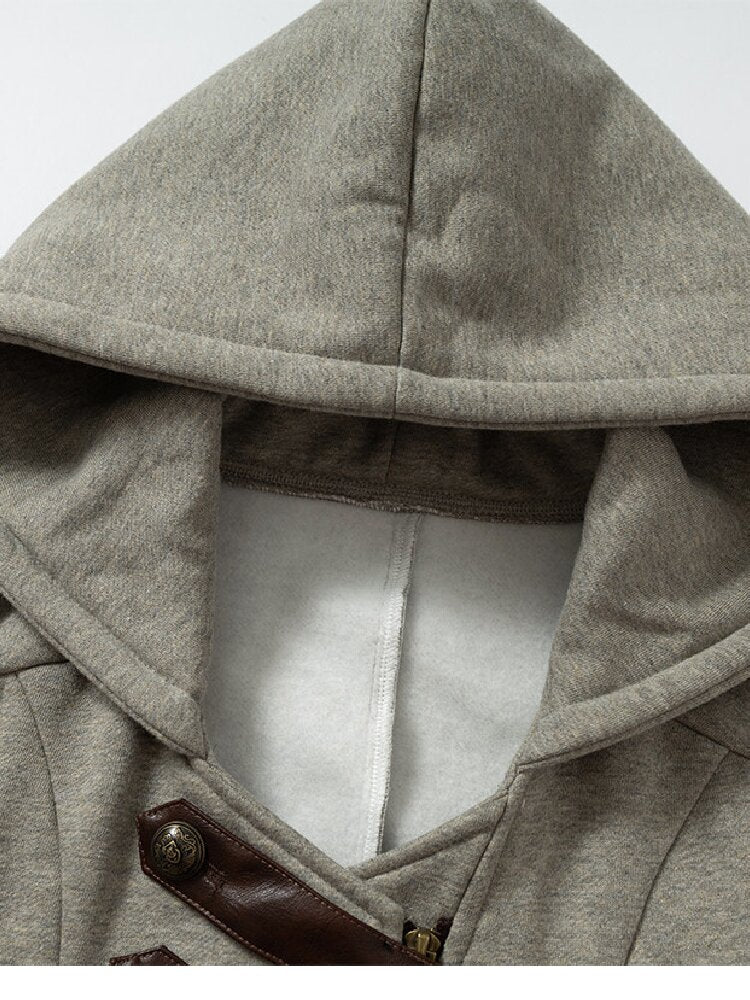Hooded Fleece Napoleon Jacket【s0000019155】