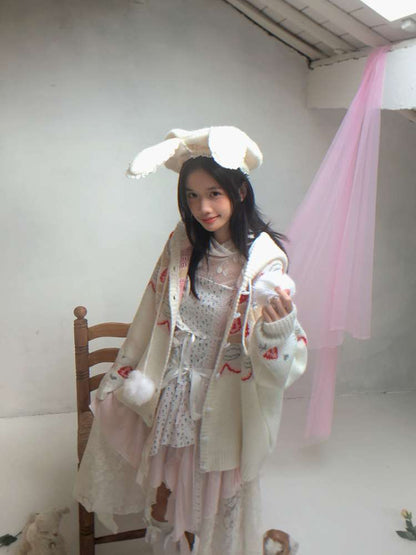 Mohair Knit Cardigan Jacket【s0000014533】