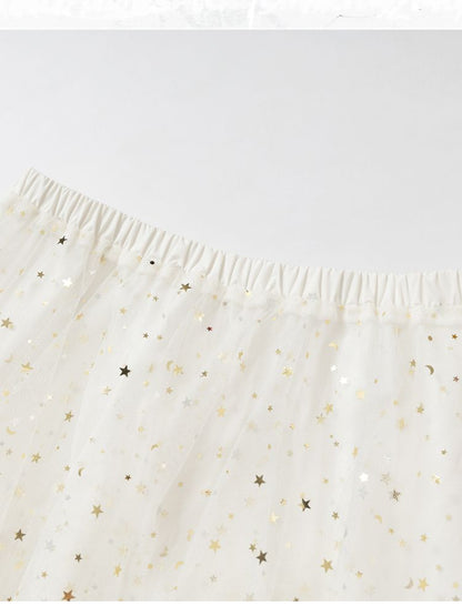 Multi-Layered Mesh Cake Skirt【s0000012789】