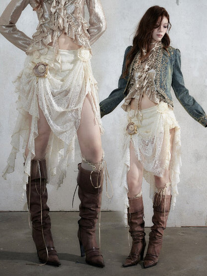 Vintage Court Baroque Mermaid Skirt【s0000017990】