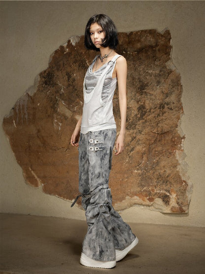 Original Irregular Sleeveless Vest Top【s0000016882】