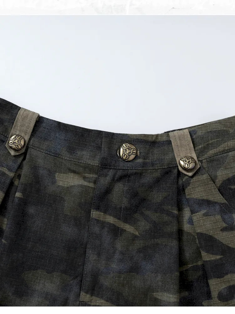 Embroidered Camo Pants【s0000014116】