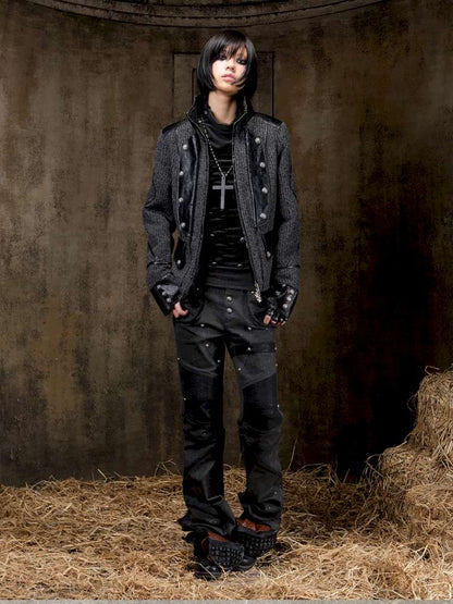 Knightly Punk Vintage Jacket Top【s0000015090】