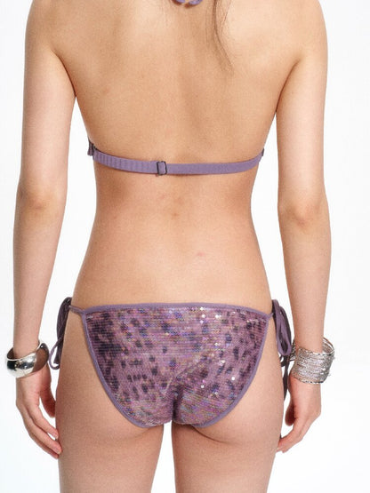 Sequin Leopard Swim Shorts Set【s0000017663】