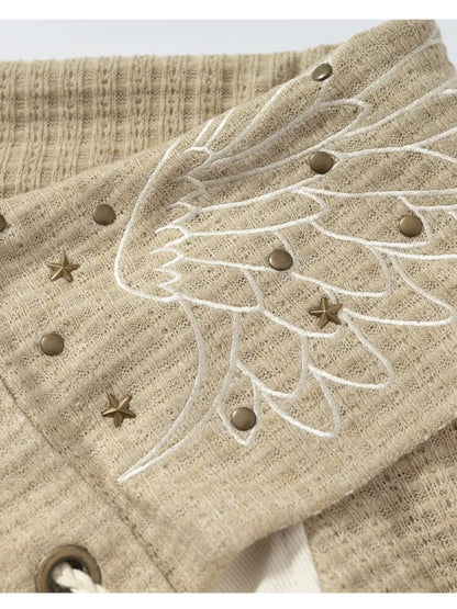 Rhinestone Off-Shoulder Long-Sleeve T-Shirt【s0000014118】