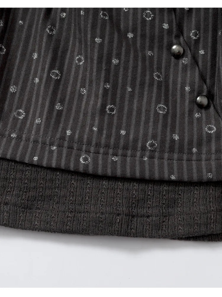 Off-Shoulder Long Sleeve Blouse【s0000014121】