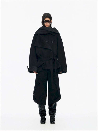 Wool Double Breasted Jacket Set【s0000015061】