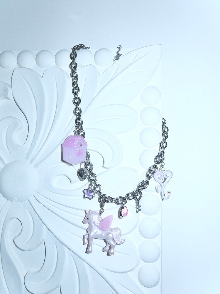 Quirky Unicorn Little House Jewelry【s0000017481】