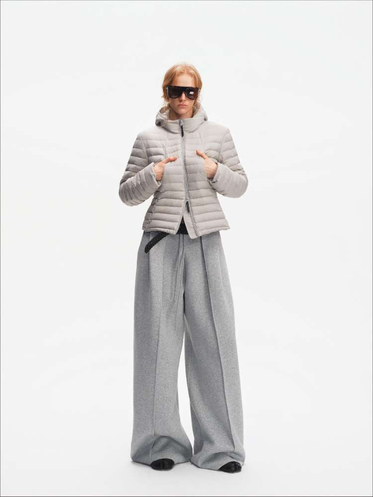 Pork Rib Hooded 90 Down Slim Jacket【s0000014879】