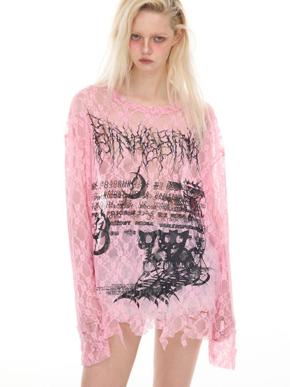 Oversized Gender-Neutral Layered T-Shirt【s0000012989】