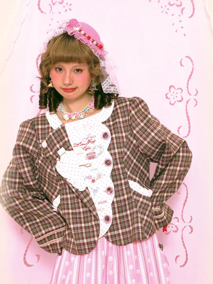 Patchwork Embroidered Tea Break Blazer【s0000014160】