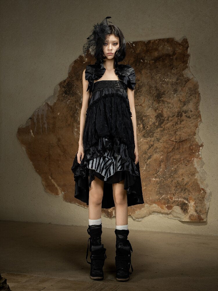 Irregular High Waisted Bandeau Skirt【s0000016929】