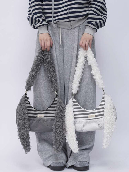 Rabbit Plush Versatile Commuter Crossbody Bag【s0000014618】