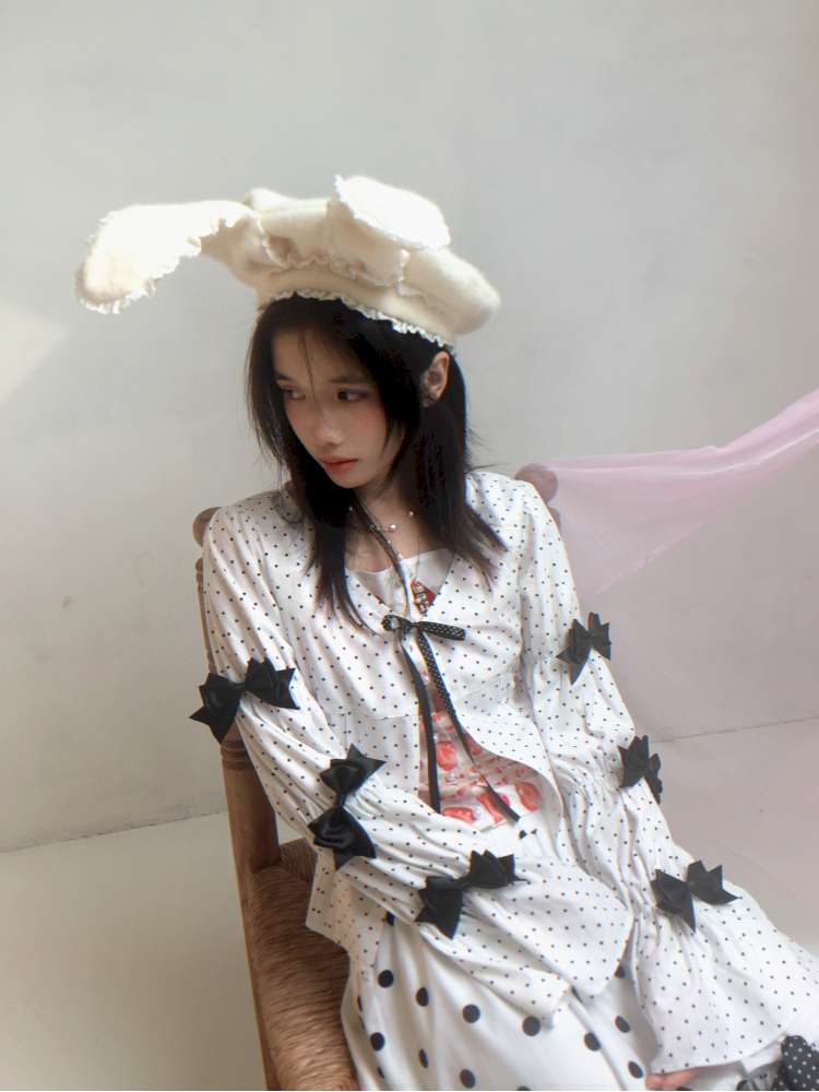 Patchwork Print Fitted Long-Sleeve Shirt【s0000014523】