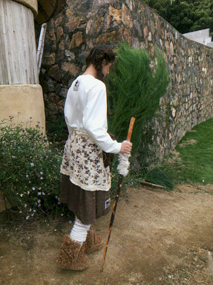 Forest Elf Print Long Sleeve T-Shirt【s0000014898】