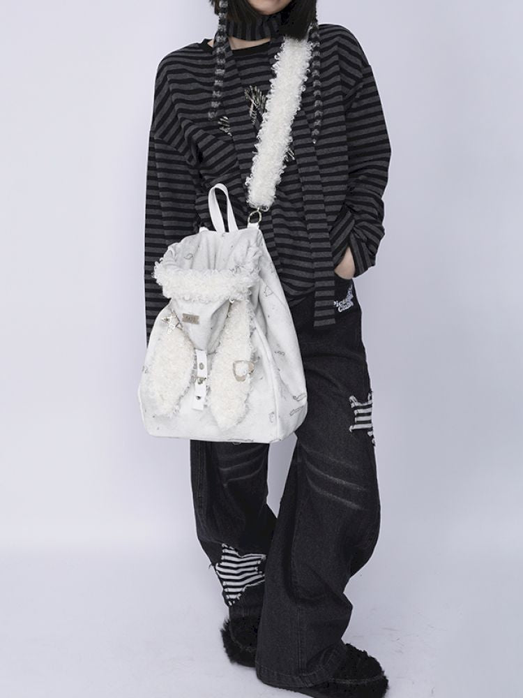 Setting rabbit ears shoulder bag 【s0000013725】