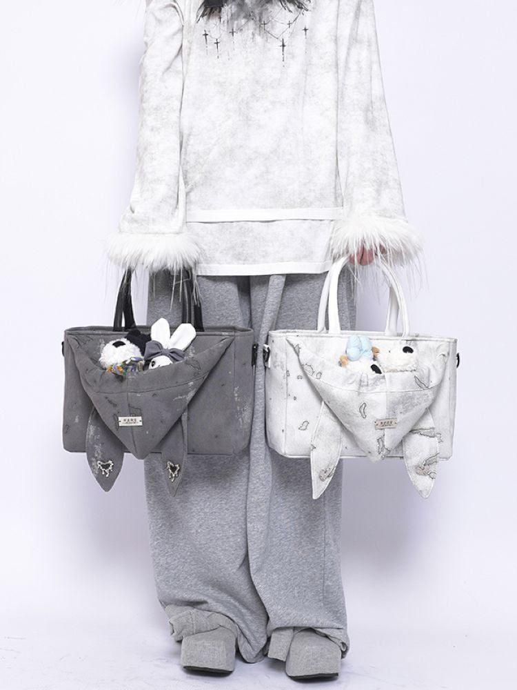 Wild Setting Rabbit Rabbit Tote Bag【s0000013259】