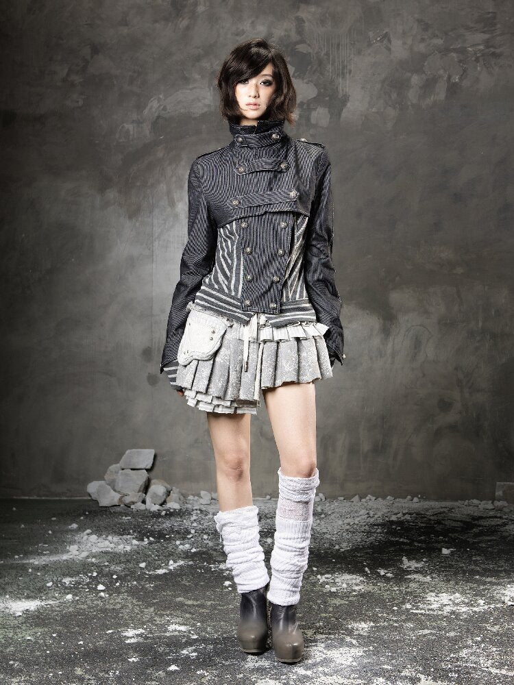 Fake Two Denim Patchwork Jacket【s0000015947】