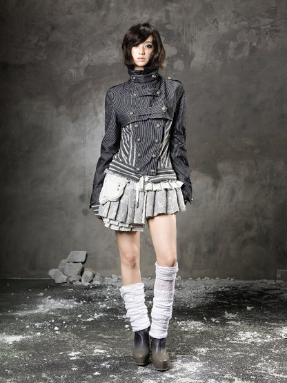 Fake Two Denim Patchwork Jacket【s0000015947】