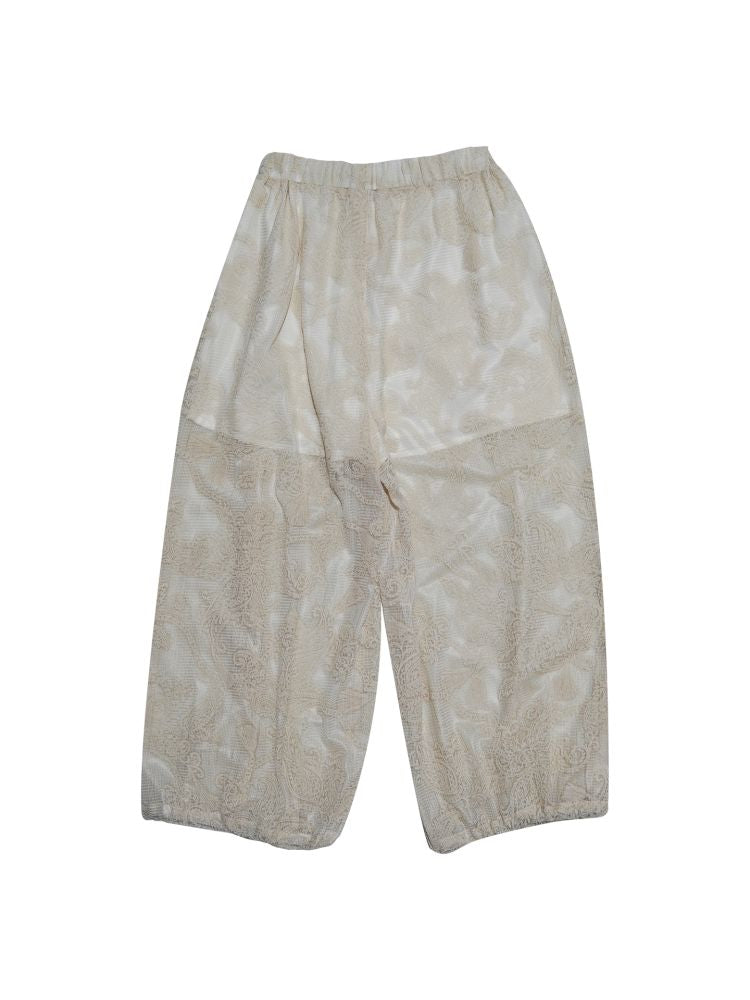Loose elastic waist carrot leggings【s0000013517】