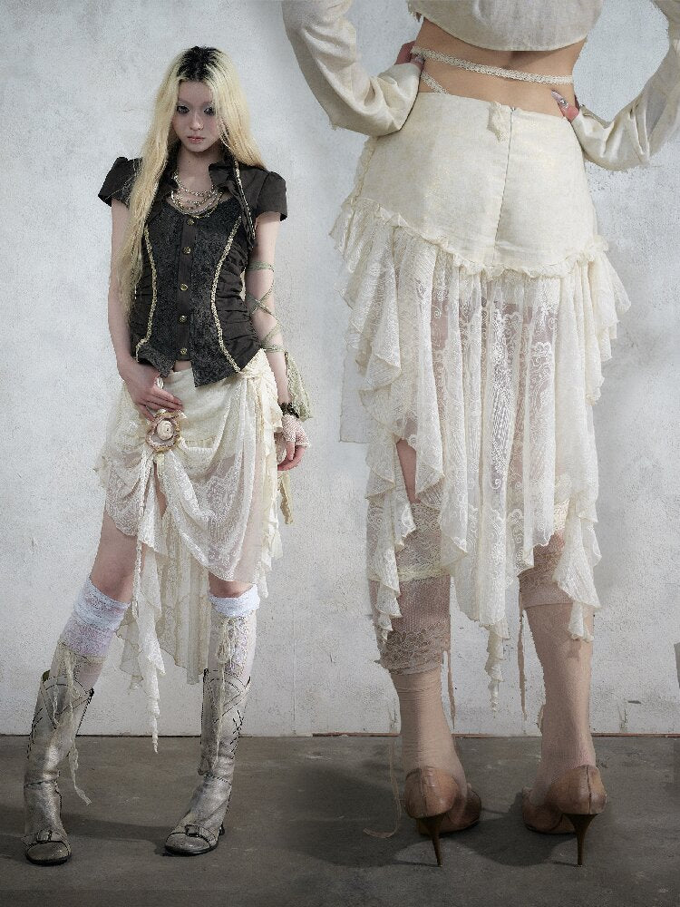 Vintage Court Baroque Mermaid Skirt【s0000017990】
