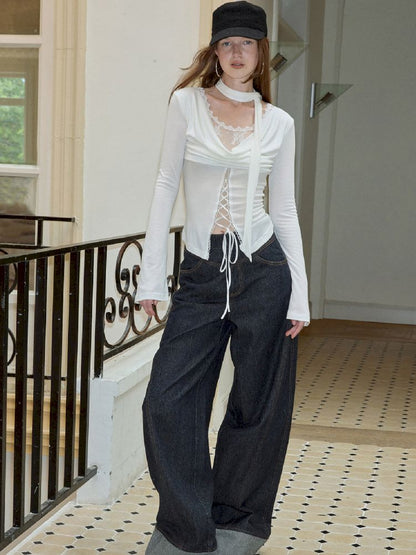 Vintage Original Cow Straight Pants【s0000013742】