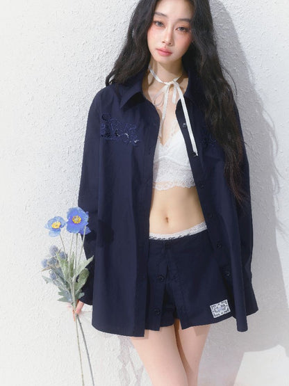 Slim inner suspenders two-piece suit【s0000012141】