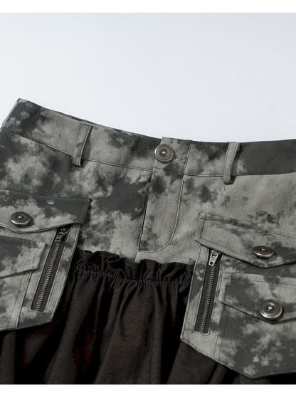 Fake Two Piece Heavy Layered Cake Skirt【s0000013476】