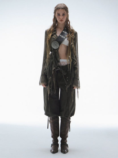 Original Textured Sheer Chiffon Blouse【s0000013908】