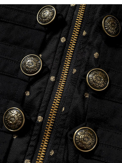 Slimming faux two-piece vest halter top【s0000012798】