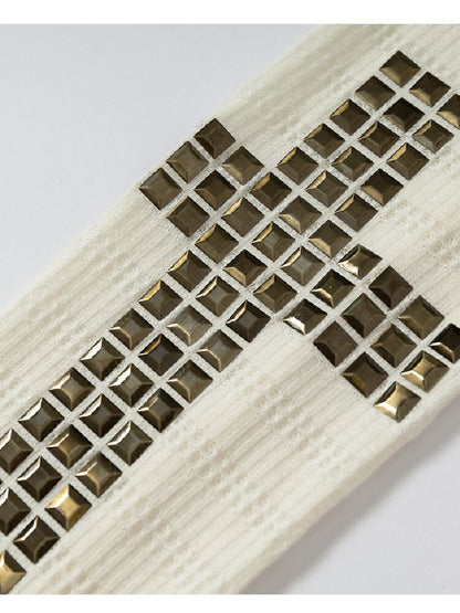 Lace Rhinestone Knit Leg Covers【s0000019164】
