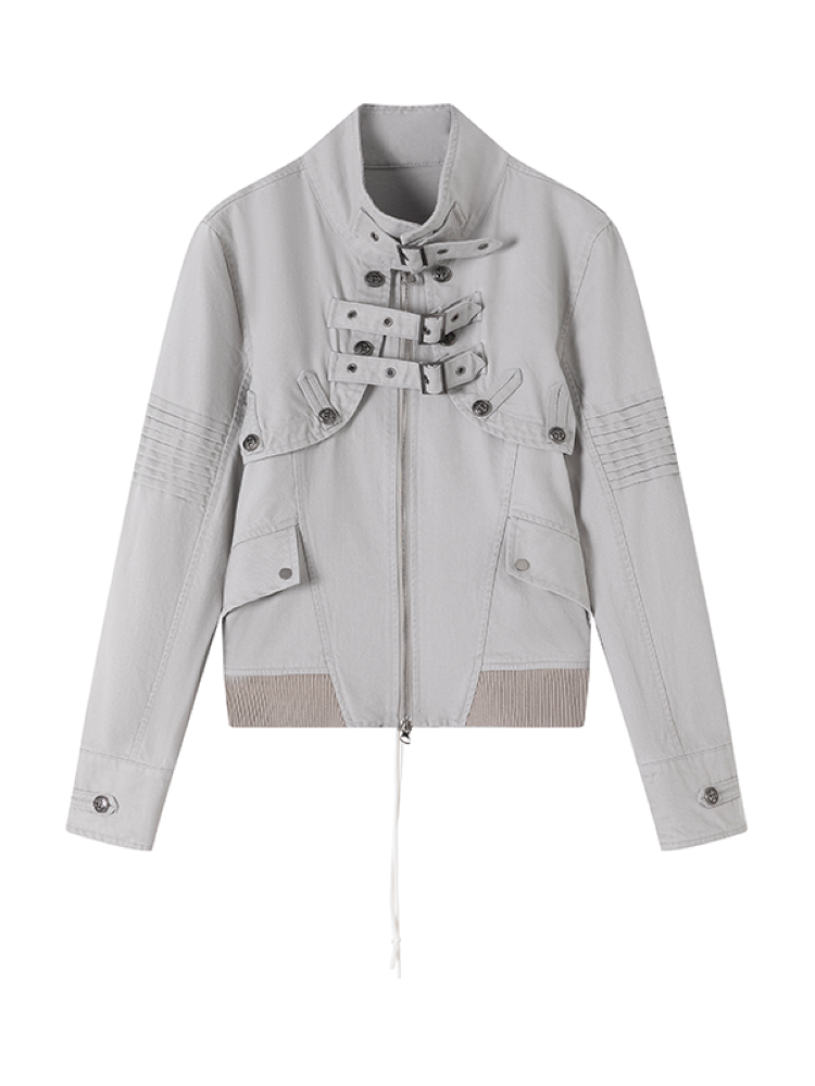 Washed Reconstructed Short Jacket【s0000015452】