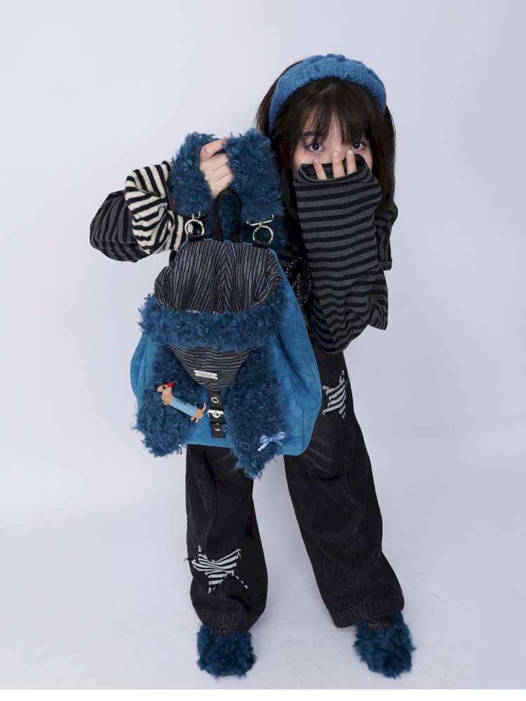 Rabbit Ears Cute Fur Crossbody School Bag【s0000014619】