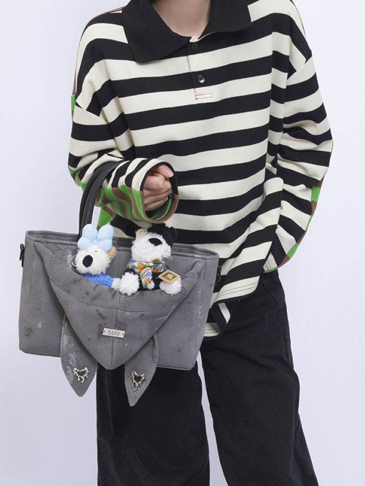 Wild Setting Rabbit Rabbit Tote Bag【s0000013259】